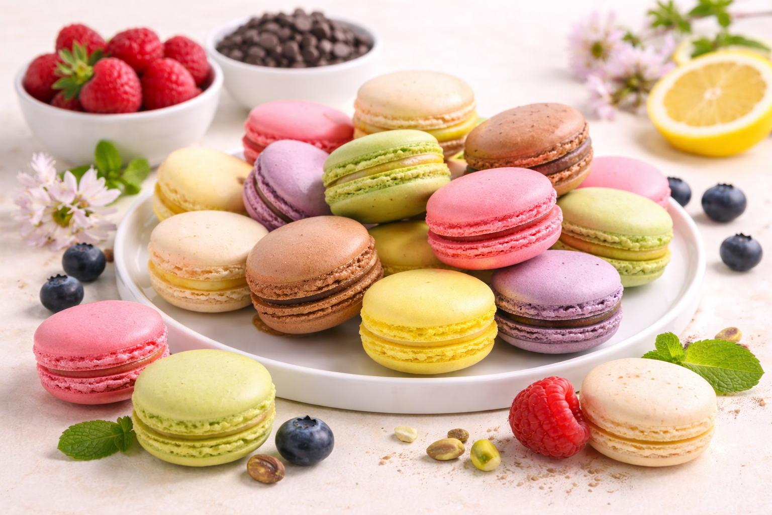 Макаронсы ассорти