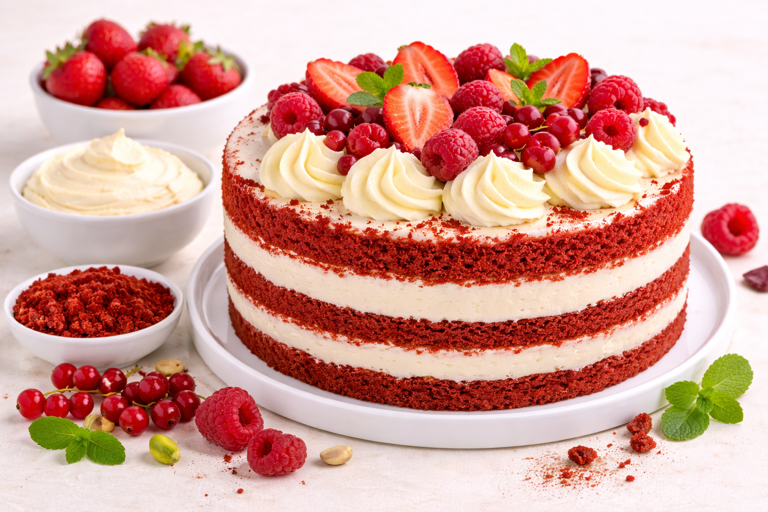 Торт "Красный бархат"