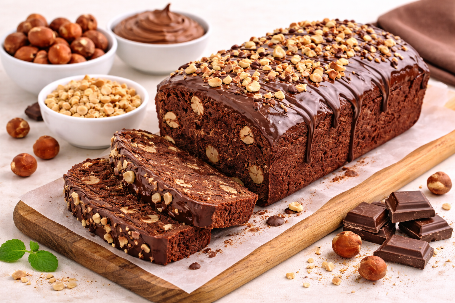 Шоколадный батон с фундуком
