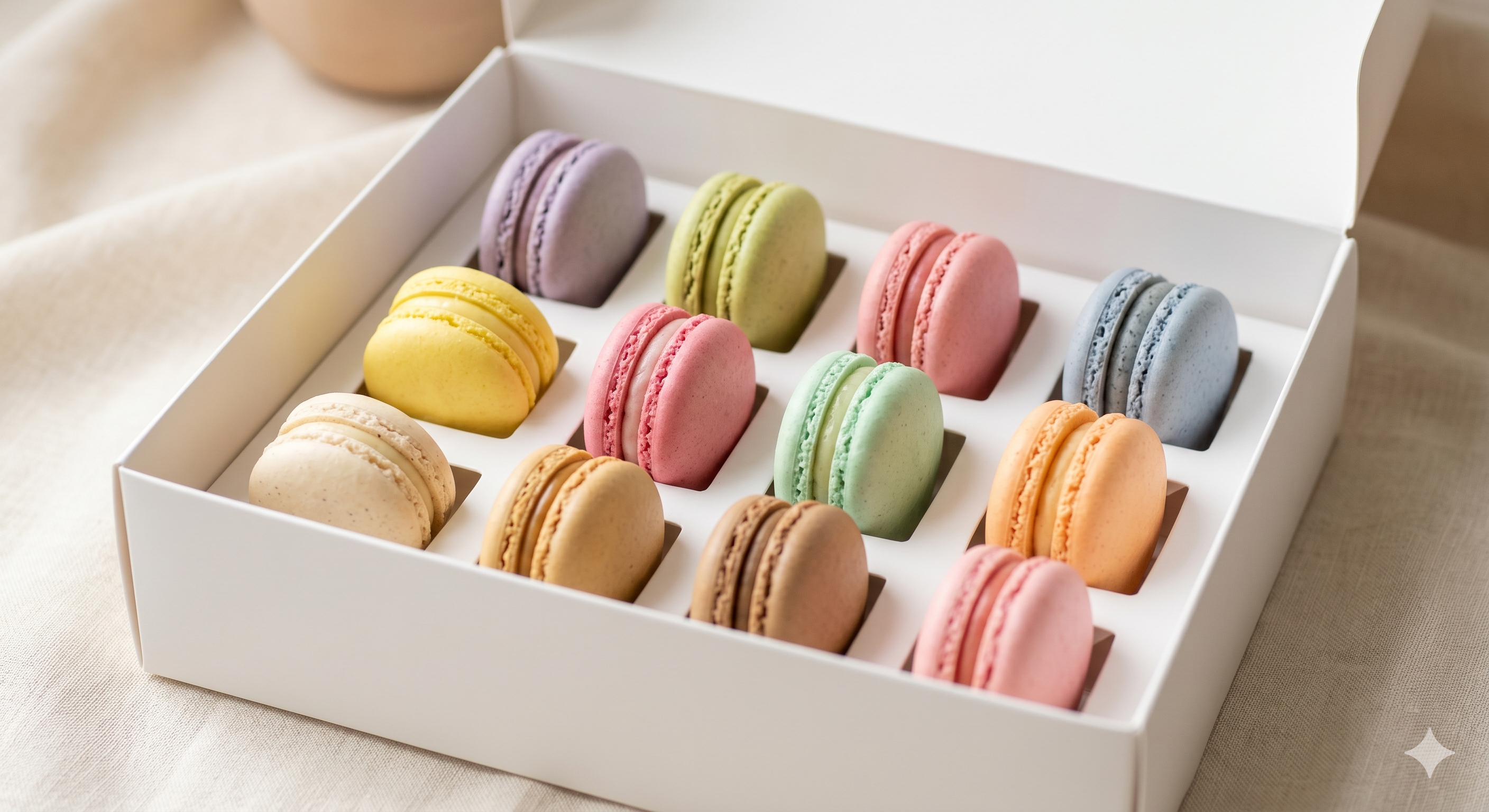 макаронсы «Ассорти» 12 шт