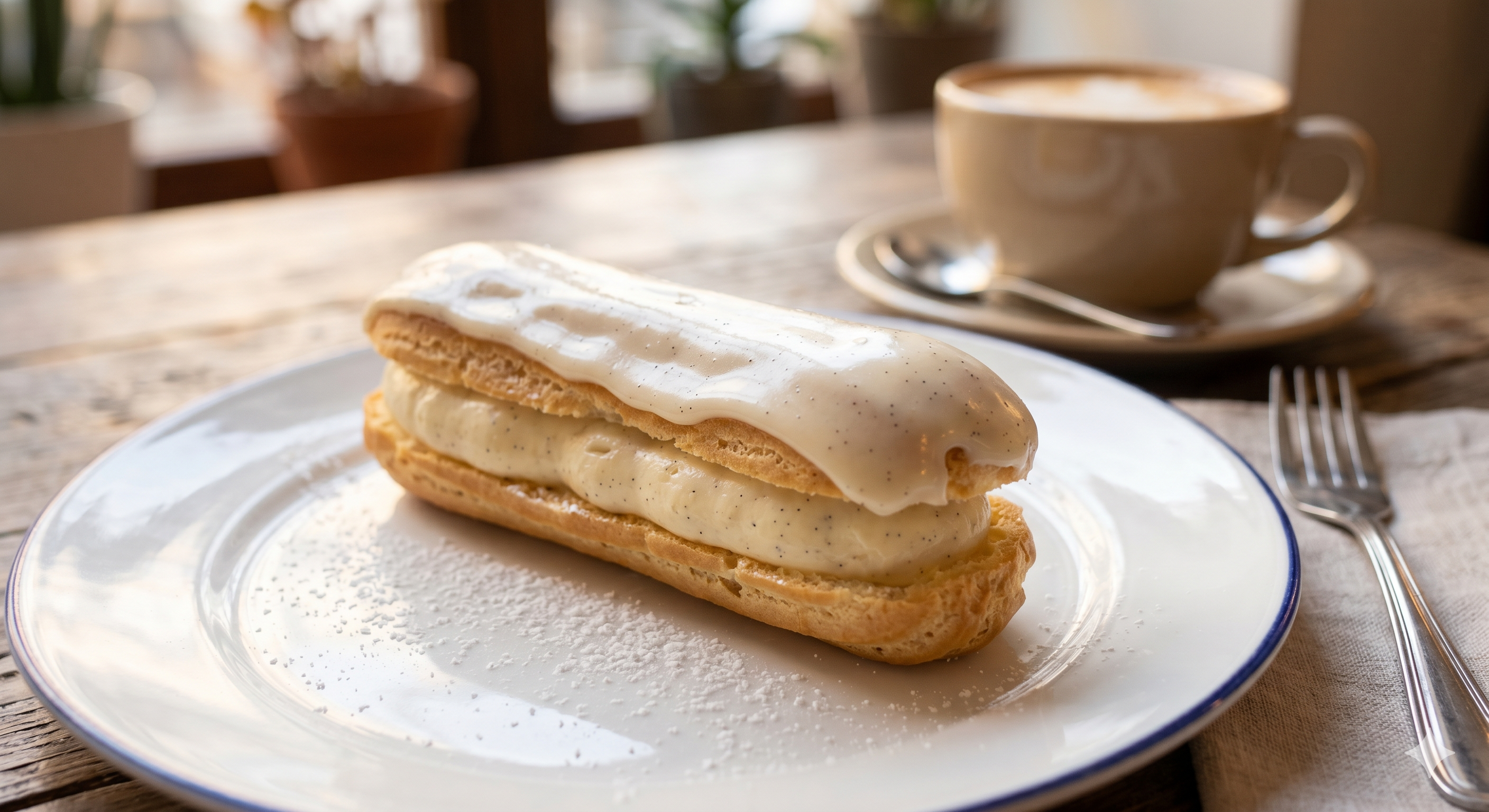 Эклер ванильный